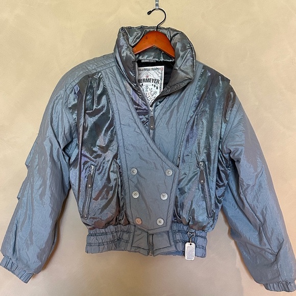 Vintage Obermeyer Pandora Ski Jacket  Iridescent Snow Jacket - Picture 1 of 6